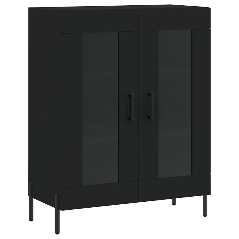 Abverkauf vidaXL Sideboard Schwarz 69,5x34x90 cm Holzwerkstoff