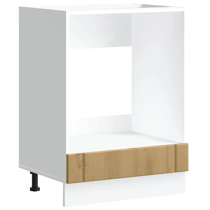 Zertifiziert vidaXL Herdumbauschrank Lucca Artisan-Eiche Holzwerkstoff