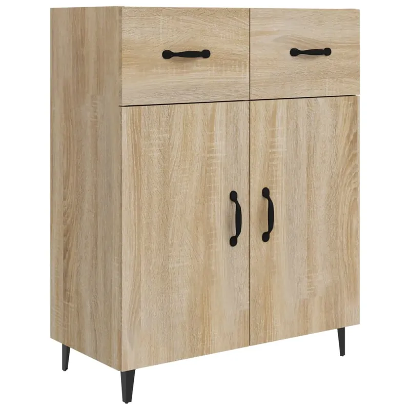 vidaXL Sideboard Sonoma-Eiche 69,5x34x90 cm Holzwerkstoff Nur Für Kurze Zeit