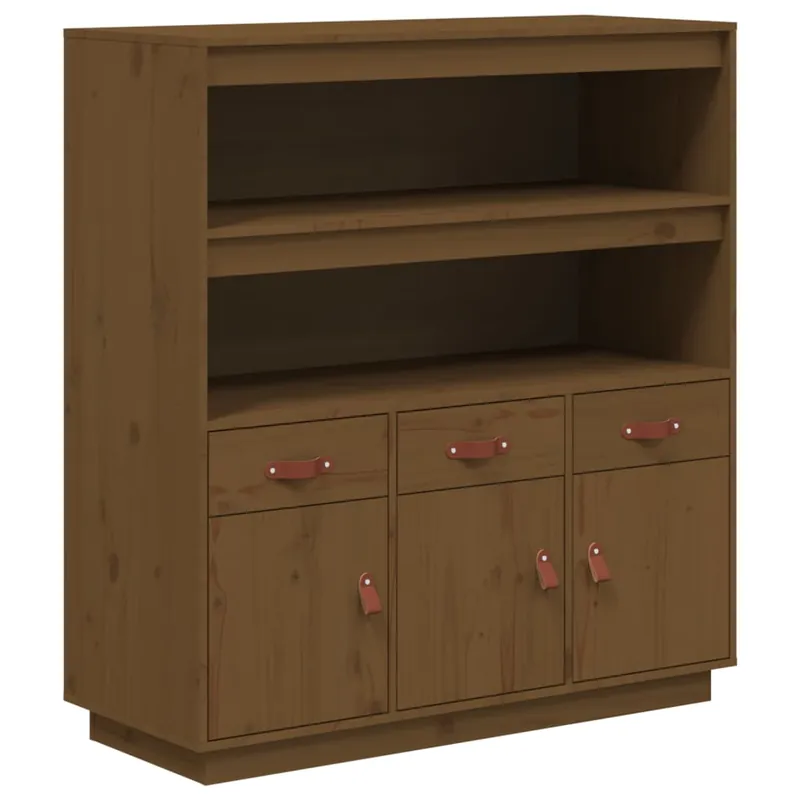 Bestseller vidaXL Highboard Honigbraun 100x40x108,5 cm Massivholz Kiefer