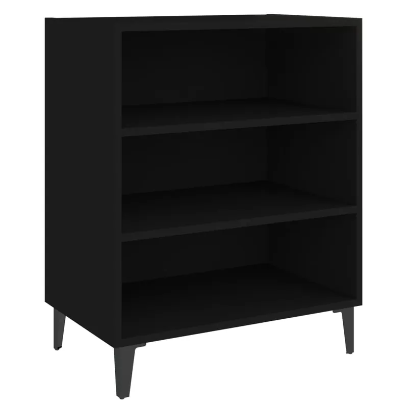 Finale Aktion vidaXL Sideboard Schwarz 57x35x70 cm Holzwerkstoff
