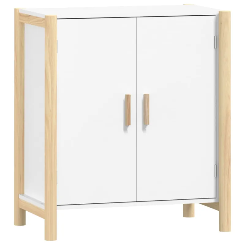 Billig vidaXL Sideboard Weiß 62x38x70 cm Holzwerkstoff