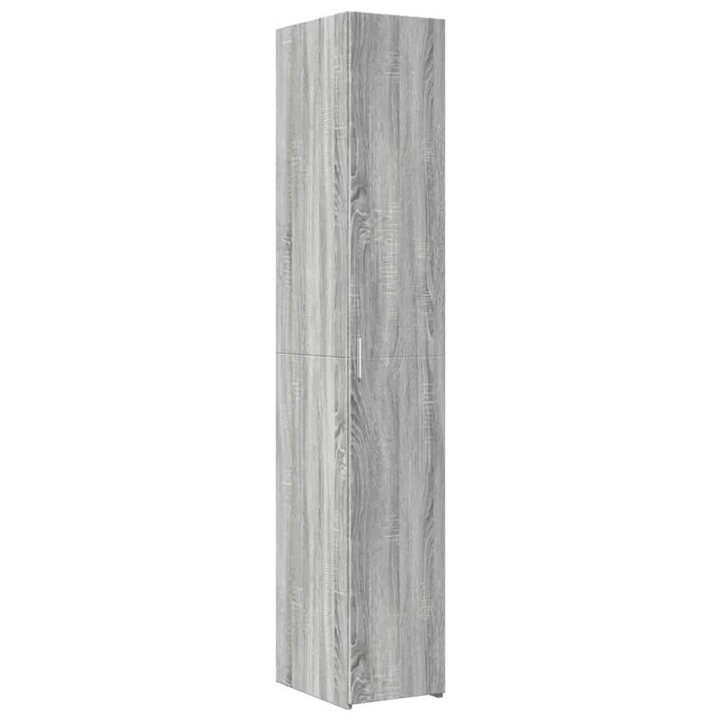 Günstig vidaXL Highboard Grau Sonoma 30x42,5x185 cm Holzwerkstoff