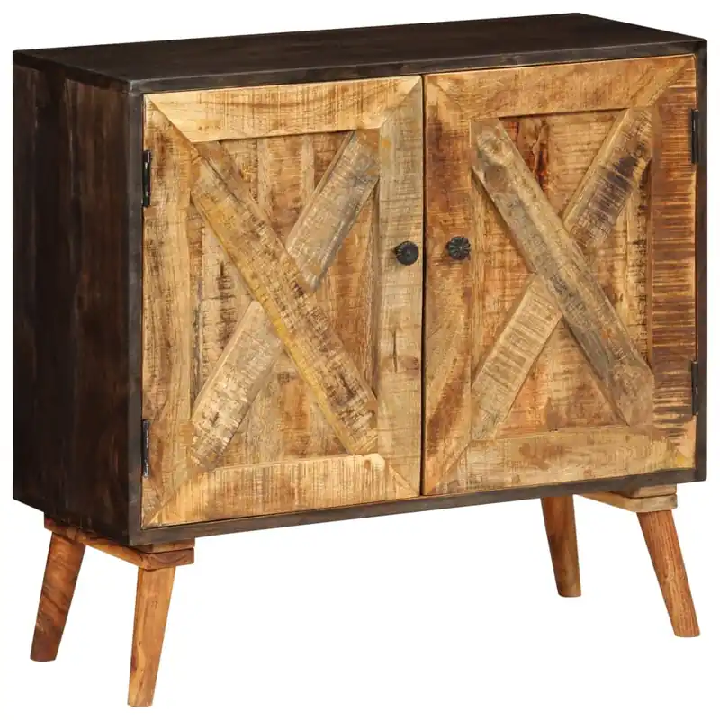 Ausverkauf vidaXL Sideboard Massivholz Mango 85x30x75 cm