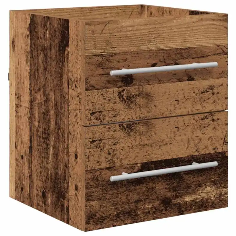 vidaXL Waschbeckenunterschrank Altholz 38,5 x 41 x 48 cm Holzwerkstoff Finale Aktion