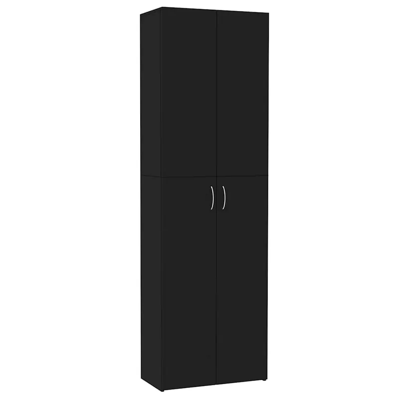 Begrenztes Angebot vidaXL Büroschrank Schwarz 60x32x190 cm Holzwerkstoff