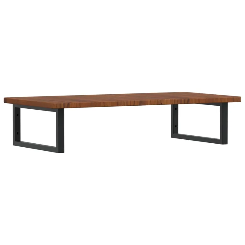 vidaXL Waschtischplatte mit Halterung Stahl und Massivholz Eiche Finale Aktion