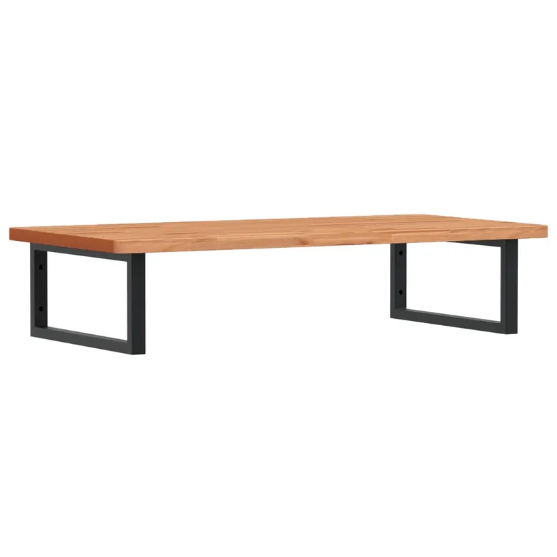 vidaXL Waschbeckenregal Wandmontage Stahl und Massivholz Buche Preis Gesenkt