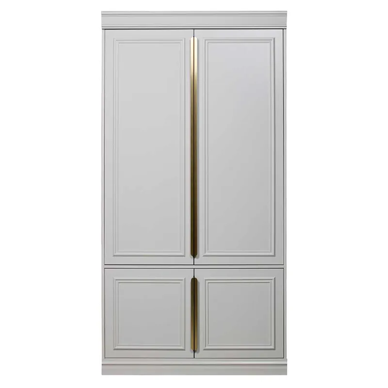 110x215x62 Kleiderschrank in Hellgrau - Emra Sofort Bestellen