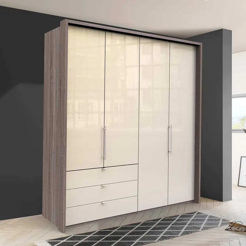 2-türiger Falttürenschrank 200cm in Creme - Calassina Markenprodukt