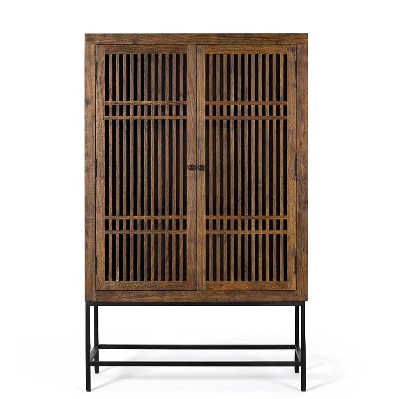 100x160x45 Wohnzimmerschrank mit zwei Türen - Charin Heißes Angebot