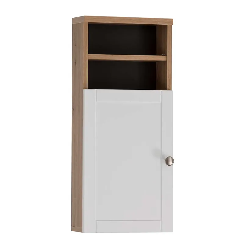 Wochenendangebot Landhaus Badunterschrank in Weiß mit Wildeiche - Traciana