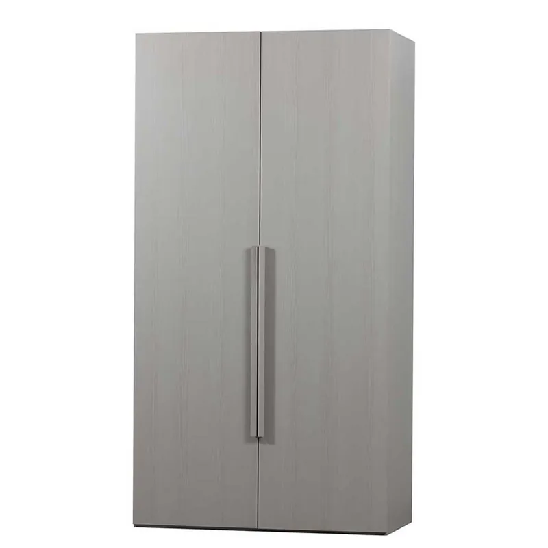 Wochenendangebot Skandi Kleiderschrank in Grau mit 2 Türen - Curta