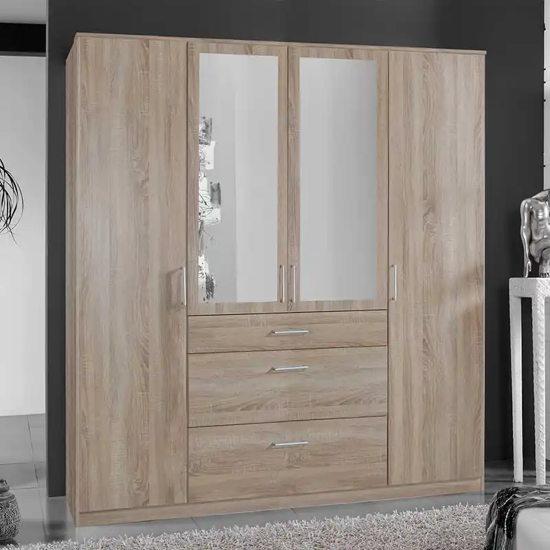 179x199x58 cm Kleiderschrank mit Spiegeln modern - Citerna Sofort Bestellen