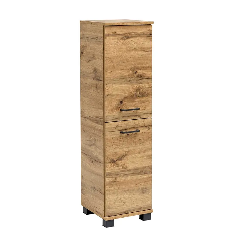 117 cm hoher Badschrank in Wildeiche Touchwood NB - Jessmi Mega-Angebot