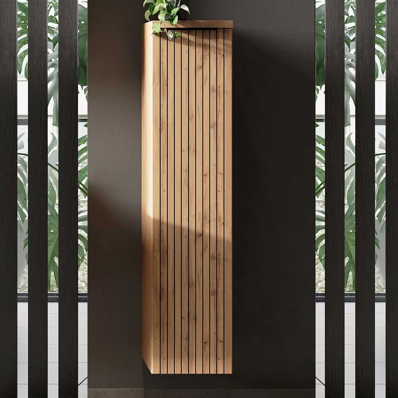 1-türiger Midi-Schrank fürs Badezimmer - Crystoga Neu Im Sortiment