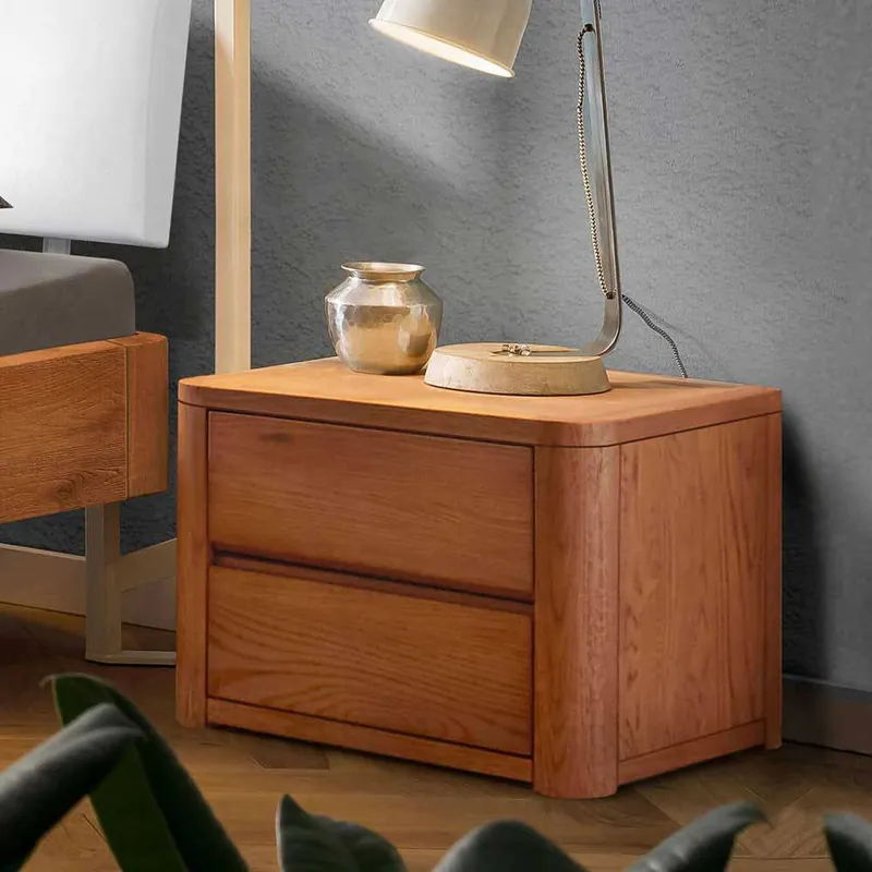 Wochenendangebot Nachtkommode aus Eiche gebürstet & geölt - Finley