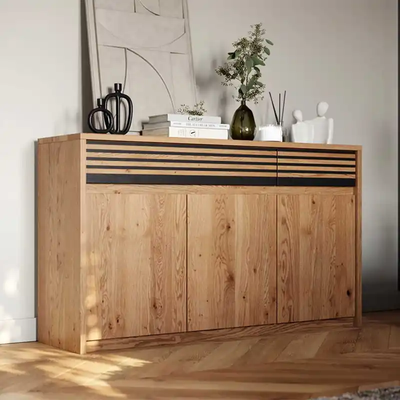 150x88x42 Massivholz Sideboard aus Eiche - Agusto Letzte Chance