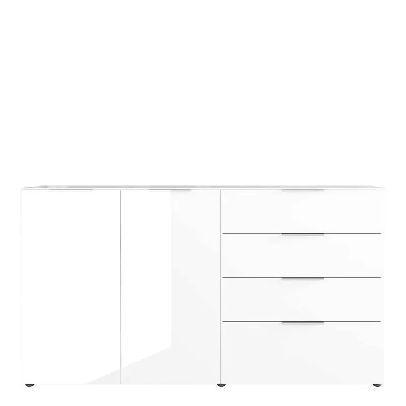 184x101x42 cm Design Sideboard mit Glas Beschichtung - Daven Angebot