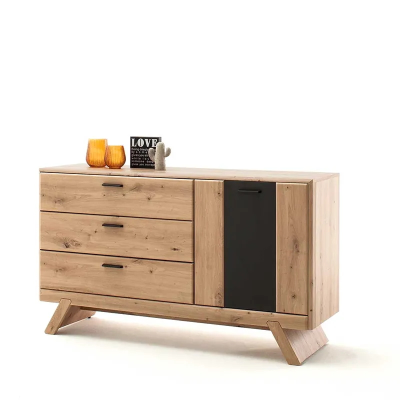 144x84x44 Designer Sideboard zweifarbig - Larinca Gratis Versand