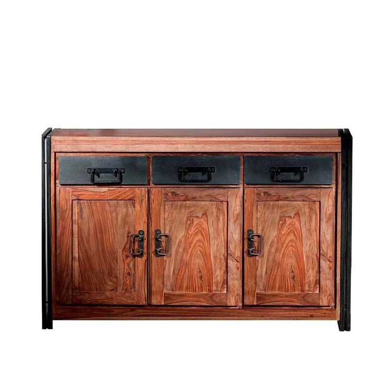 Wohnzimmerkommode Mendoza aus Akazie Massivholz Beliebt