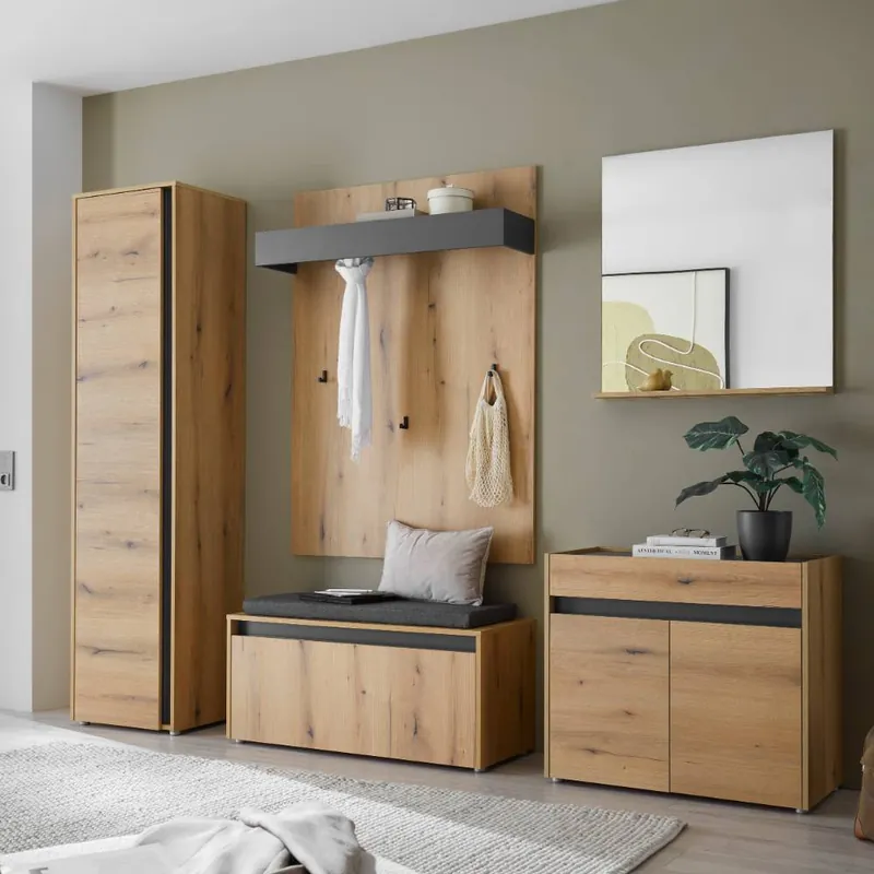 Zertifiziert Flureinrichtung Komplettset modern - Colomania (fünfteilig)