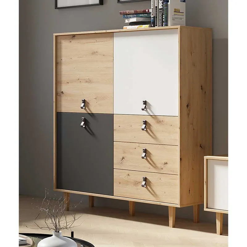 Wohnzimmer Highboard im Skandi Design - Grascon Saisonangebot