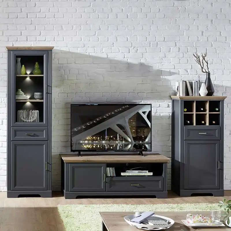 Wohnzimmer Landhaus Möbel Kombi - Thumbs (dreiteilig) Kostenloser Versand