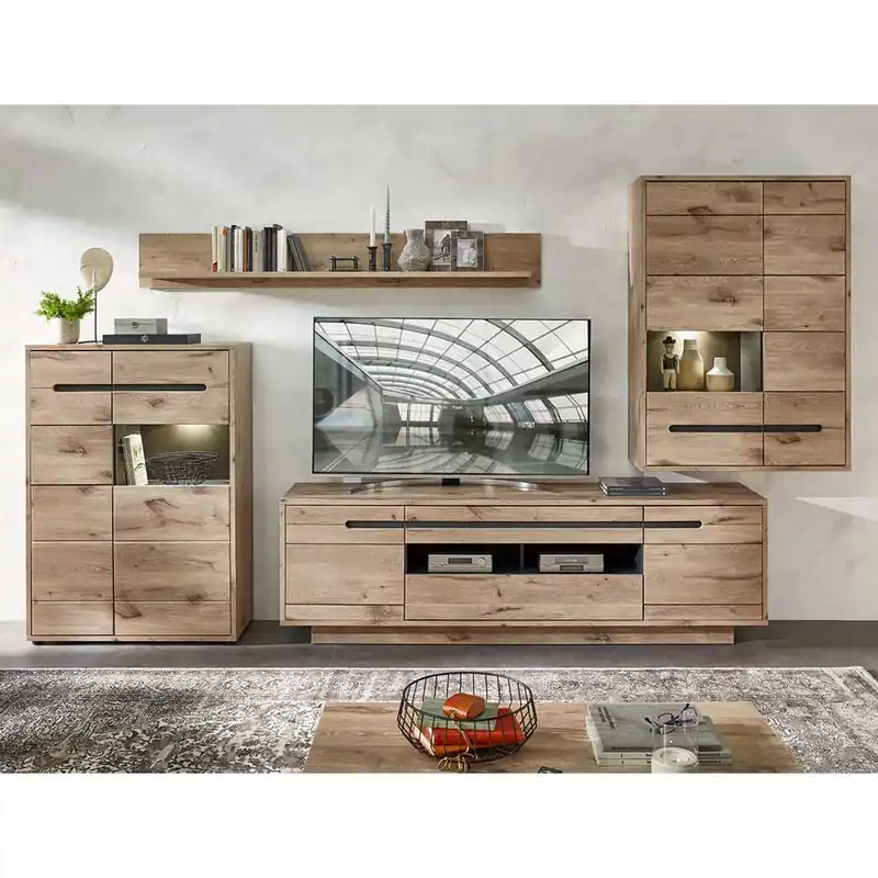 Wohnzimmer Schränke Kombi - Zelio (vierteilig) Sichere Zahlung