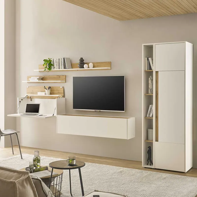 Wochenendangebot Wohnzimmerschränke & Regale Kombi - Nonessia (sechsteilig)