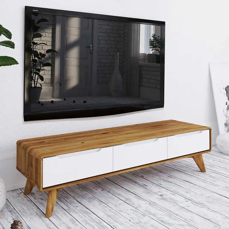 134x33x40 TV Element mit drei Schubladen - Diesta Knallerangebot