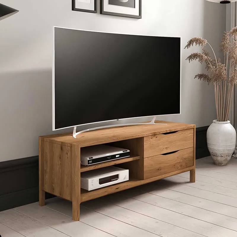 Wildeiche TV Board 111 cm breit - Laida Neu