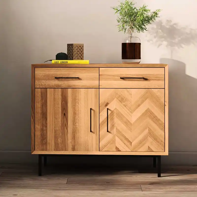 Wildeiche Kommode im modernen Skandi Stil - Kerfa I Markenprodukt