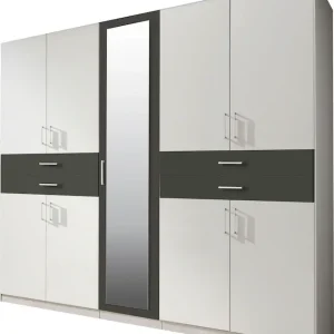 Wimex Kleiderschrank »Taiga Kleiderschrank mit Spiegel OTTOs Choice Topseller« mit Schubladen auf bequemer Höhe Kostenloser Versand