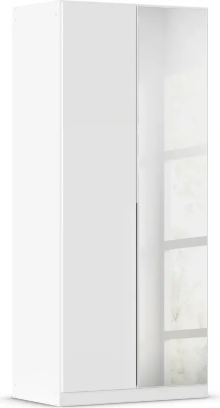 OTTO home Drehtürenschrank »Kleiderschrank Schrank Garderobe AGORDO mit Dekor- oder Hochglanzfront« in zwei Griff-Farben, Breiten 91-405 cm,durchdachte Innenausstattung, in 7 Breiten und 2 Höhen MADE IN GERMANY Nur Heute