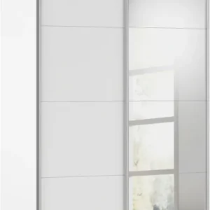 Aktuell rauch Schwebetürenschrank »Kleiderschrank Schrank Garderobe Schlafzimmerschrank CORTONA« erhältlich in Breite: 136/181/203/226/271/315/360 cm, Höhe: 210/229 cm,in 3 Ausstattungen BASIC/CLASSIC/PREMIUM (SOFT-CLOSE) MADE IN GERMANY