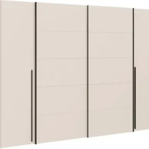 FORTE Schwebetürenschrank »Narago, OTTOs Choice, Kombischrank, TOPSELLER, Paneelewechselbar« B/H/T ca. 270/210/61cm, Farbe Weiß auch mit Spiegeln,gestalte die Schwebetüren einfarbig oder 2 farbig, Made in Europe Bestpreis