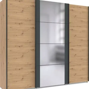 Wimex Schwebetürenschrank »Bern Schiebetürenschrank TOPSELLER« Schrank mit zusätzlicher Innenausstattung, Garderobe Preisknaller