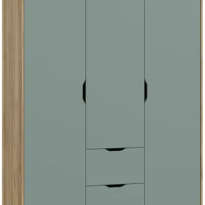 Günstig FORTE Kleiderschrank »Vankka, OTTOs Choice, Kleiderschrank, viel Stauraum,« B/H/T ca.140x200x52cm,Made in Europe,mit Einlegeböden+Kleiderstange+Schubladen,grifflos