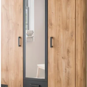 Online Kaufen Wimex Kleiderschrank »Cork, mit oder ohne Spiegel, rustikaler Look im Industrial Design« wahlweise in 135cm oder 180cm breit, 58cm tief, 199cm hoch