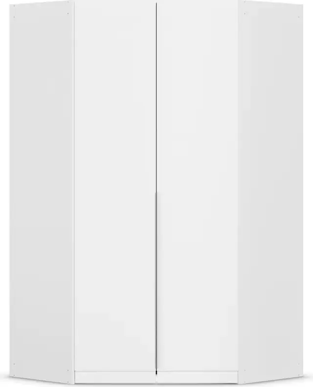 Sichere Zahlung OTTO home Eckkleiderschrank »Kleiderschrank Schrank Ankleidezimmer Schlafzimmer Garderobe AGORDO« in zwei Griff-Farben, Breite/Tiefe 117x117 cm, Höhen 210/229 cm,voll ausgestattet mit großzügigem Stauraum, 2 Höhen MADE IN GERMANY