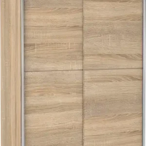 Schlafkontor Schwebetürenschrank »Heimo/Fast Schrank Kleiderschrank Garderobe OTTO´s CHOICE« geringe Tiefe, ausziehbarer Kleiderstange, Garderobenschrank, 6 Böden Finale Aktion