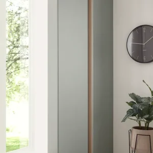 Echt Home affaire Garderobenschrank »GiRON/CiTY, moderner Schrank, Schuhschrank mit Stauraum« 9 Einlegeböden, 10 Fächer, Tür beidseitig montierbar, 50 cm breit