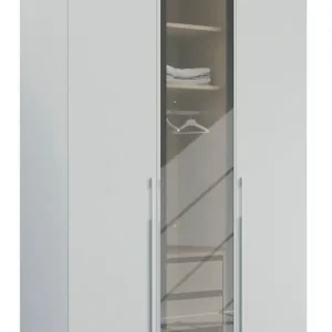 rauch Drehtürenschrank »Kleiderschrank Schrank Garderobe Wäscheschrank SKAT SHINE« Breiten 151/201/251/301, Höhen 223/235 cm, inkl. SOFT-CLOSE-FUNKTION,hochwertiges Grauglas inkl. umfangreichem Zubehör MADE IN GERMANY Angebot