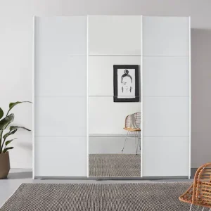 rauch Schwebetürenschrank »Kleiderschrank Schrank Garderobe TOPSELLER OTELI inkl. Inneneinteilung« Breiten 203/271/315/360 cm Höhen 210/229 cm,mit 3 Innenschubladen sowie zusätzlichen Einlegeböden MADE IN GERMANY Neue Kollektion