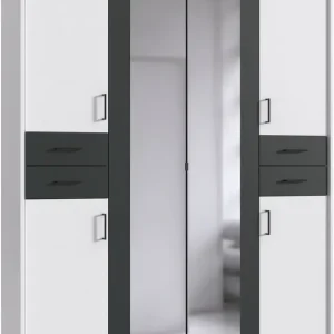 Wimex Drehtürenschrank »Vegas« inklusive Passepartout-Rahmen, mit Spiegeltüren und Schubladen Aktuell