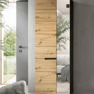 Home affaire Garderobenschrank »REHAT, TOPSELLER!, Höhe 190cm, 2 Türen, 6 Fächer, 1 Kleiderstange« in verschiedenen Farben erhältlich, 1 Stk. tlg. Garderobe, Flurschrank, Dielenschrank, Kleiderschrank, Garderobenmöbel Jetzt Kaufen