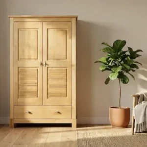 Garantierte Lieferung OTTO home Wäscheschrank »Rauna« B/H/T ca. 96/155/38 cm,aus massiver Kiefer, FSC®, 2-türig, 96cm breit