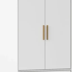 Solange Der Vorrat Reicht rauch Drehtürenschrank »Kleiderschrank Schrank Garderobe SHINJO Breiten 93/140/187 cm« in 3 verschiedenen Ausstattungen BASIC/CLASSIC/PREMIUM,Griffe und Füße aus Massivholz mit 2 Schubladen MADE IN GERMANY