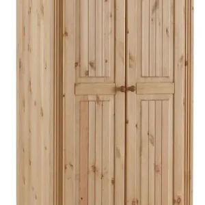 OTTO home Kleiderschrank »Adele« 4 Breiten: 92/130/169/207H/T ca. 191/54 cm,aus massiver Kiefer,Spiegel beim 4-und 5-trg.Schrank, Innenausstattung Bestpreis